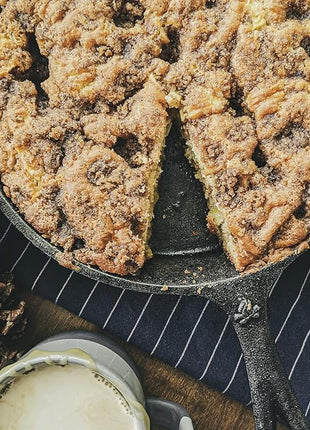 Backcountry Iron 12 Inch Round Large Pre-Seasoned Cast Iron Skillet