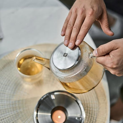 Zwilling Sorrento Teapot 39500-142 Glass Pot with Warmer