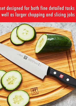 ZWILLING Twin Signature 2-Piece Razor-Sharp German Knife Set, Made in Company-Owned German Factory with Special Formula Steel perfected for almost 300 Years, Dishwasher Safe