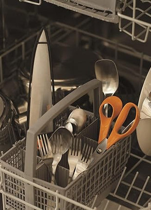 Fiskars Kitchen Scissors, Total Length: 18 cm, Quality Steel/Synthetic Material, Classic, 1000819