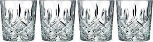 Marquis by Waterford 165118 Markham Double Old Fashioned Glasses, Set of 4, Clear Crystalline, 3.75 inches (H) x 3.3 inches (W) 11oz