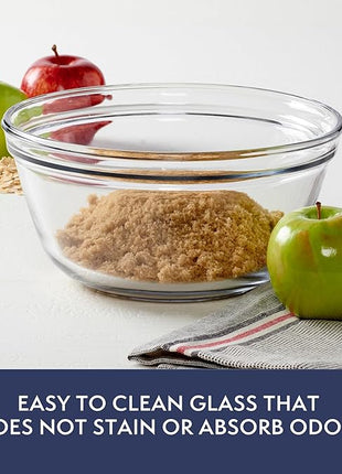 Anchor Hocking Glass Mixing Bowl, 4-Quart