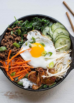 Lodge Pre-Seasoned Cast Iron WOK - Dual Assist Handle - Use in the Oven, on the Stove, or on the Grill - 6.25 Inch