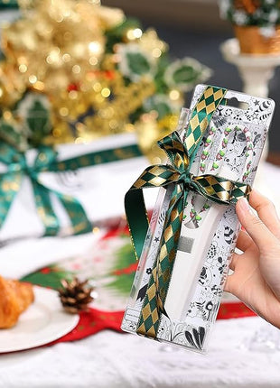 Linoroso Kitchen Scissors Heavy Duty Kitchen Shears with Magnetic Holder Made with Japanese Steel 4034, Multipurpose Ultra Sharp Cooking Scissors for Meat/Vegetables/BBQ/Herbs/Pizza (Graphic,Cow)