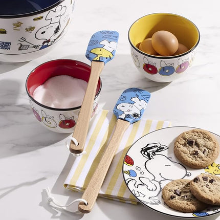 Lenox 897689 Chef Snoopy Spatulas, Set Of 2, Blue