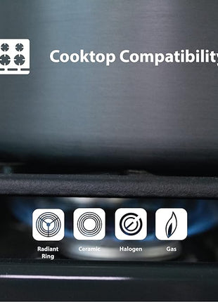 Swiss Diamond 7 Inch Frying Pan Nonstick Diamond Frying Pan, Aluminum Coated Skillet, Dishwasher Safe and Oven Safe Fry Pans with Ergonomic Handle, Grey