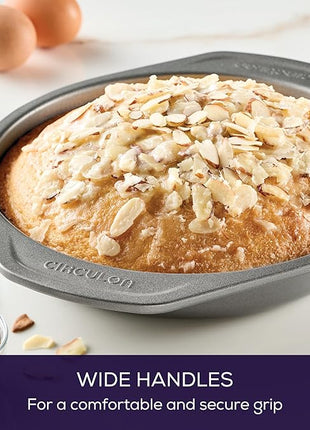 Circulon Total Nonstick Bakeware Set with Nonstick Bread Pan, Cookie Sheet, Baking Pan, Baking Sheet, Cake Pan and Muffin/Cupcake Pan - 10 Piece, Gray