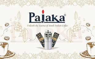 PAJAKA South Indian Filter Coffee Maker 4-6 Cup Mug Madras Kaapi Kappi Drip Decoction Maker Brewer Dripper Stainless Steel Medium Size for Home & Kitchen (250 ML)