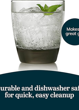 Libbey Classic Smoke Rocks Glasses, 13-ounce, Set of 12