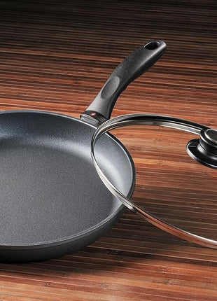 Swiss Diamond Frying Pans Nonstick with Lid, Features Nonstick Diamond Coated Aluminum Skillets and Oven Safe Frying Pans with Lids, Cover Included, 11 Inch