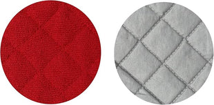 Cotton Pot Holders Cotton Made Machine Washable Heat Resistant Everyday Kitchen Basic Terry Pot Holder, Hot Pads, Trivet for Cooking and Baking Set of 4 (Red)