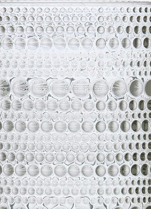 Fortessa Jupiter Beaded Hobnail Glass, 13 Ounce Iced Beverage (Set of 4), Smoke Gray