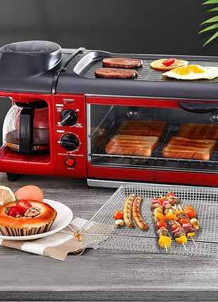 Air Fryer Basket, Compatible with Cuisinart TOA-60 Series/TOA-65 Air Fryer. Made with 304 Food-Grade Stainless Steel Wire Rack for Cooking and Baking in a Convection Toaster Oven