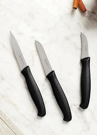 HENCKELS J.A International Accessories Paring Knife Set, 3-piece, Black