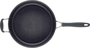 Circulon A1 Series with ScratchDefense Technology Nonstick Induction Sauté Pan with Helper Handle and Lid, 5 Quart, Graphite
