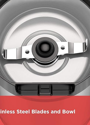 BLACK+DECKER One Touch Coffee Grinder, 2/3 Cup Coffee Bean Capacity, Spice Grinder, One Touch Push-Button Control -150 Watts- Stainless Steel Blades