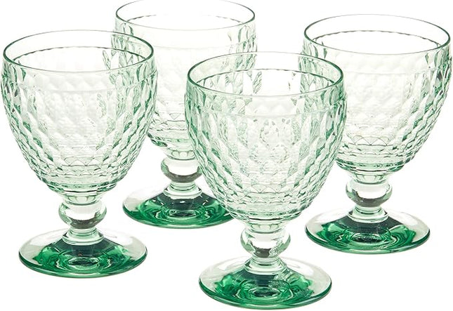 Villeroy & Boch Boston Wine Clarets Set of 4, Green