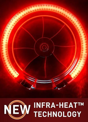 T-fal Infrared Air Fryer, 2x Faster Than Traditional Heating*, Large Air Fryer Toaster Oven Combo, 6 Qt Digital Touch Screen, 7-in-1 Cooking Functions, No-Shake Technology, 1550W, Black,