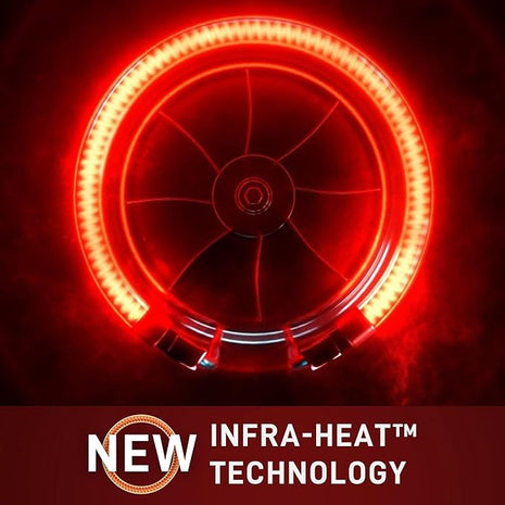 T-fal Infrared Air Fryer, 2x Faster Than Traditional Heating*, Large Air Fryer Toaster Oven Combo, 6 Qt Digital Touch Screen, 7-in-1 Cooking Functions, No-Shake Technology, 1550W, Black,