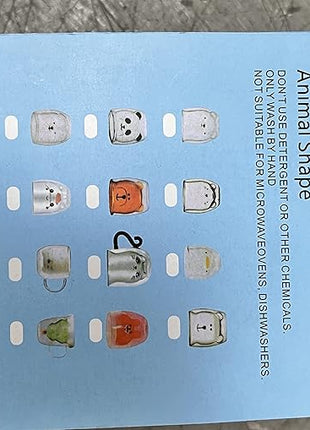 Unicorn Mug Cute Mugs Glass Double Wall Insulated Glass Espresso Cup, Coffee Cup, Tea Cup, Milk Cup, Kawaii Gifts, for women girls friends, Christmas Birthday (Unicorn)