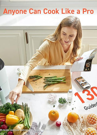 COSORI Air Fryer Pro LE 5-Qt Airfryer, With 20PCS paper liners, 10 Functions that Dry, Bake, Roast &Preheat, Shake Reminder, Up to 450℉, 85% Oil less, Compact, 130+ Recipes, Dishwasher Safe, Green