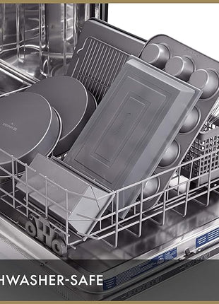 Calphalon 10-Piece Nonstick Bakeware Set Includes Baking Sheet Cookie Sheet Cake Pans Muffin Pan and More Dishwasher Safe Silver