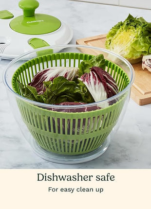 Cuisinart Salad Spinner- Wash, Spin & Dry Salad Greens, Fruits & Vegetables, 3qt, CTG-00-SSAS (Pack of 4)