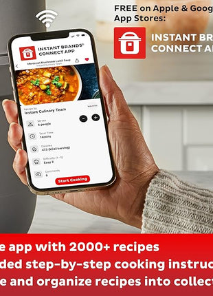 Instant Pot Vortex Plus XL 8QT ClearCook Air Fryer, Clear Windows, Custom Programming, 8-in-1 Functions that Crisps, Broils, Roasts, Dehydrates, Bakes, Reheats, from the Makers of Instant Pot, Black