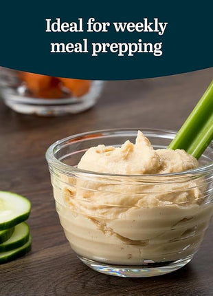 Libbey Small Glass Bowls, Glass Containers with Lids Set of 8 to Keep Leftovers Fresh, Meal Prepping and More, Dishwasher Safe Bowl Set