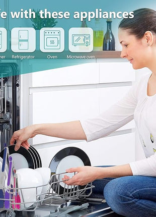 Kitchen Tongs Set of 3, Cooking Tongs with Silicone Tips, Non-Scratch Heat Resistant Tongs for Grilling Cooking BBQ Salad Buffet (Pink/Purple/Navy, 7/9/12 Inch)