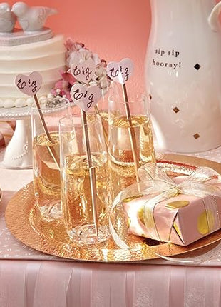 Lenox 884907 Tuscany Classics Stemless Flute Set, Set of 6, 9 Fl Oz, Stemless