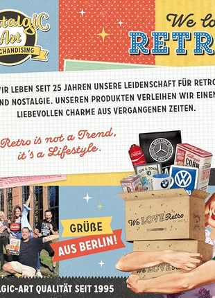 Nostalgic-Art Retro Coffee Mug, 11.2 oz, official license product (OLP), BMW – Drivers Only – Gift idea for car accessories fans, Large Ceramic Cup, Vintage Design