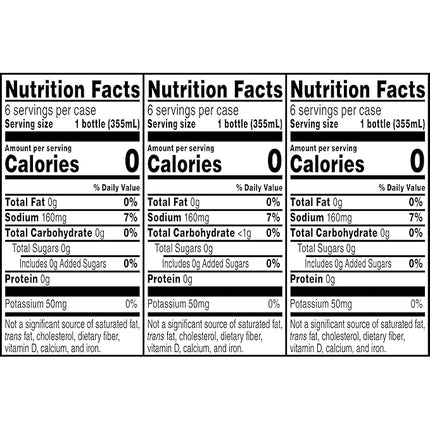 Gatorade G Zero Sports Drink, Glacier Cherry, Watermelon Splash, Apple Burst Variety Pack, 12 Fl Oz (Pack of 18)