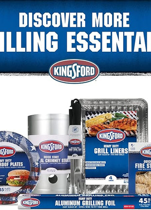 Kingsford Stainless Steel BBQ Spatula with Red & Black Handle