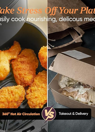 COSORI Air Fryer 2.1 QT, Small & Mini 4-in-1 airfryer Ideal for Simple Meals and Snack, Easy to Leftover Food to Crispy, Up to 97% Less Oil, 30 In-App Recipes, Nonstick & Dishwasher-Safe Basket