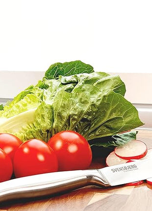 Modern-Silver Chef Kitchen Knife Set without Block, Chef Knife Set for Cooking, Knife Set for Kitchen, Stainless Steel, Sharp, German Brand | SB-KS101