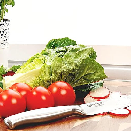 Modern-Silver Chef Kitchen Knife Set without Block, Chef Knife Set for Cooking, Knife Set for Kitchen, Stainless Steel, Sharp, German Brand | SB-KS101