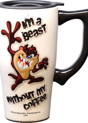 Spoontiques TAZ TRAVEL MUG, 18 ounces