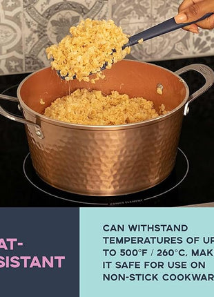 MAGICAL BUTTER Silicone Spatulas 3-Pack - Heat-Resistant & Dishwasher-Safe Kitchen Tools - Spatulas & Spoonula with Non-Slip Grip - Easily Combine Ingredients & Remove Mixtures from Molds & Trays