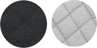 Cotton Pot Holders Cotton Made Machine Washable Heat Resistant Everyday Kitchen Basic Terry Pot Holder, Hot Pads, Trivet for Cooking and Baking Set of 4 (Black)