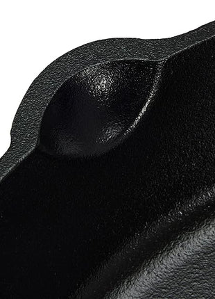 Amazon Basics Pre-Seasoned Cast Iron Skillet, Oven Safe, Even Heating, Heavy-Duty & Large, 15-Inch, Black