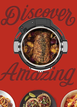 Instant Pot Vortex Plus XL 8QT ClearCook Air Fryer, Clear Windows, Custom Programming, 8-in-1 Functions that Crisps, Broils, Roasts, Dehydrates, Bakes, Reheats, from the Makers of Instant Pot, Black