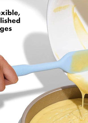 OXO Good Grips 2 Piece Silicone Spatula Set, One size, red/seltzer