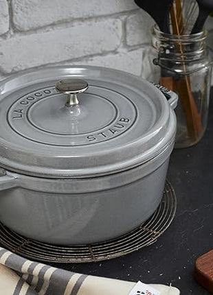 STAUB 40509-304-0 Cocotte Round 20cm Graphite grey