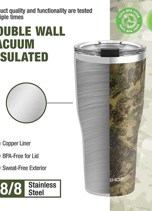 HAUSHOF 20 oz Tumbler, Stainless Steel Vacuum Coffee Tumbler, Durable Insulated Tumbler Cups for Hot and Cold Drinks, Portable Water Tumbler with Lid for Office, Camping, Sports