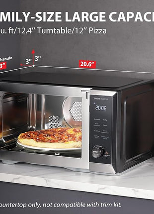 TOSHIBA Countertop Microwave Oven Air Fryer Combo, Inverter, Convection, Broil, Speedy Combi, Even Defrost, Humidity Sensor, Mute Function, 27 Auto Menu&47 Recipes, 1.0 cu.ft/30QT, 1000W