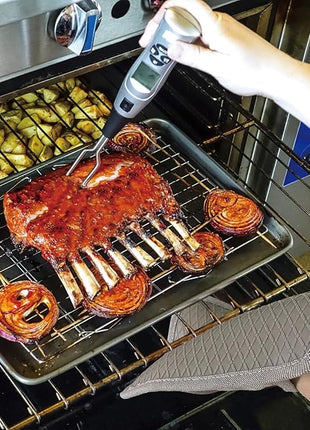 Pot Holders Yarn-Dyed Set of 3 Non Slip Silicone Kitchen Lines Heat Resistant 500℉ Kitchen Gloves BBQ Cooking Baking Cooking Barbecue Microwave Machine Washable (Khaki Pot Holders)