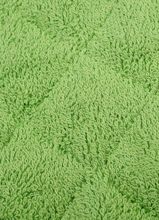 100% Cotton Kitchen Everyday Basic Terry Pot Holder Heat Resistant Coaster Potholder for Cooking and Baking Set of 5 Apple Green