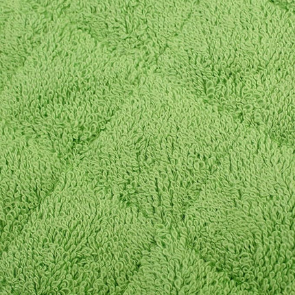 100% Cotton Kitchen Everyday Basic Terry Pot Holder Heat Resistant Coaster Potholder for Cooking and Baking Set of 5 Apple Green