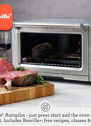 Breville BOV950BST Joule Smart Countertop Oven Air Fryer Pro, Black Stainless Steel